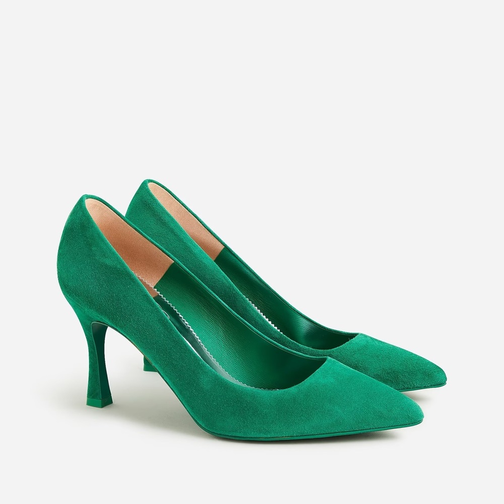 NWT Elsie made-in-Italy suede pumps